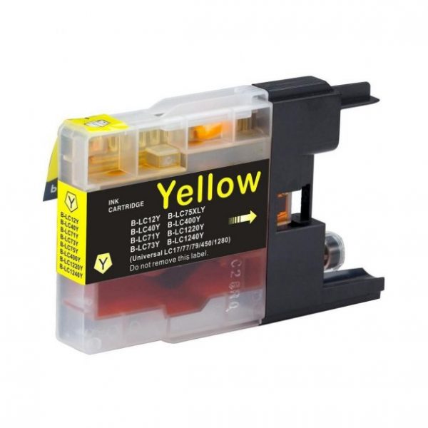 cartouche-jet-d-encre-brother-1240-yellow-compatible